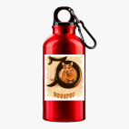 Металлическая бутылка 400 мл UV-DTF