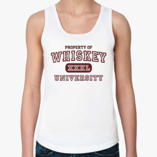 Женская майка Whiskey University