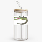 Банка с бамбуковой крышкой