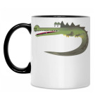 Кружка двухцветная