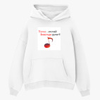 Толстовка худи оверсайз