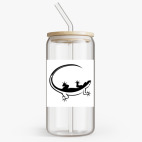 Банка с бамбуковой крышкой