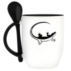 Кружка с ложкой