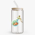 Банка с бамбуковой крышкой