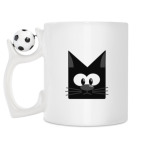 Кружка с футбольным мячиком