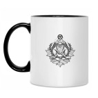 Кружка двухцветная