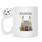 Кружка с футбольным мячиком