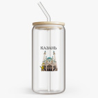 Банка с бамбуковой крышкой