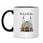 Кружка двухцветная