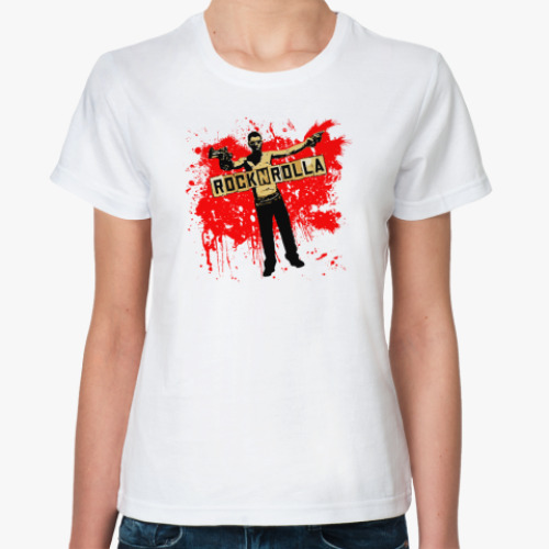 Классическая футболка с принтом Rnrolla