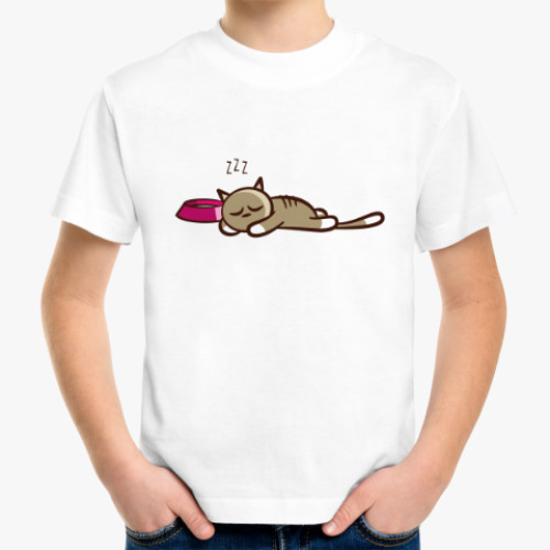 Детская футболка SLEEP CAT