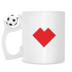 Кружка с футбольным мячиком