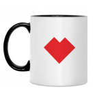 Кружка двухцветная