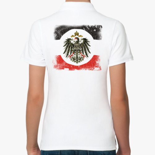 Женская рубашка поло (печать) с принтом Кайзеровская Империя