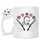 Кружка с футбольным мячиком