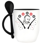 Кружка с ложкой