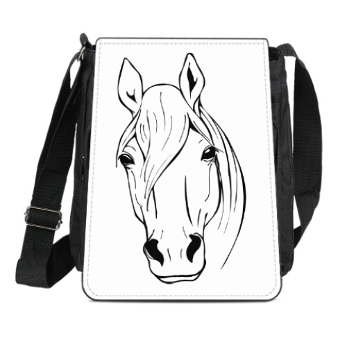 Сумка-планшет с принтом лошадь