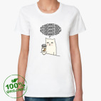 Женская футболка органик