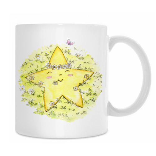 Кружка с принтом Звезда
