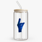 Банка с бамбуковой крышкой