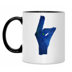 Кружка двухцветная