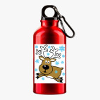 Металлическая бутылка 400 мл UV-DTF