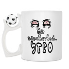 Кружка с футбольным мячиком