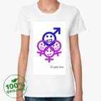 Женская футболка органик