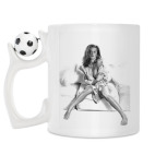 Кружка с футбольным мячиком