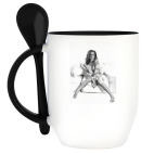 Кружка с ложкой