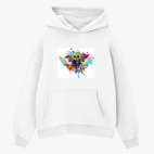 Толстовка худи оверсайз