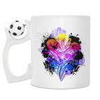Кружка с футбольным мячиком
