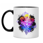 Кружка двухцветная