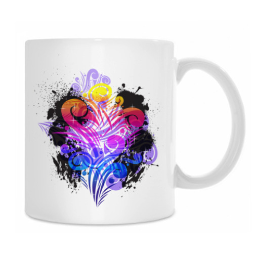 Кружка с принтом Абстракция