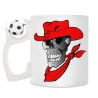 Кружка с футбольным мячиком