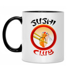 Кружка двухцветная