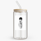 Банка с бамбуковой крышкой