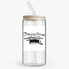 Банка с бамбуковой крышкой