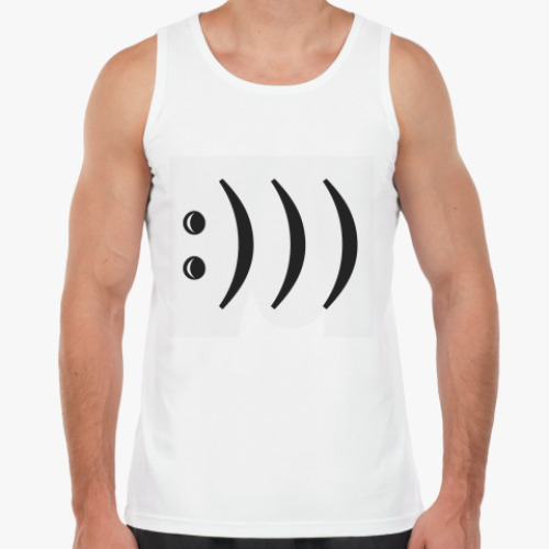 Майка с принтом Смайлик