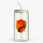 Банка с бамбуковой крышкой