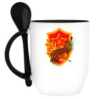 Кружка с ложкой