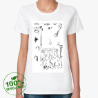 Женская футболка органик