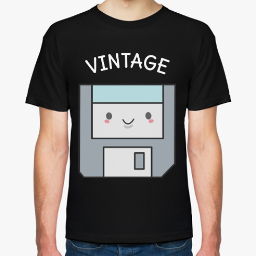 Футболка с принтом Дискета