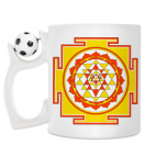 Кружка с футбольным мячиком