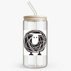 Банка с бамбуковой крышкой