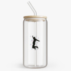 Банка с бамбуковой крышкой