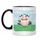 Кружка двухцветная