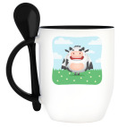 Кружка с ложкой