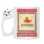 Кружка с футбольным мячиком