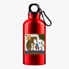 Металлическая бутылка 400 мл UV-DTF